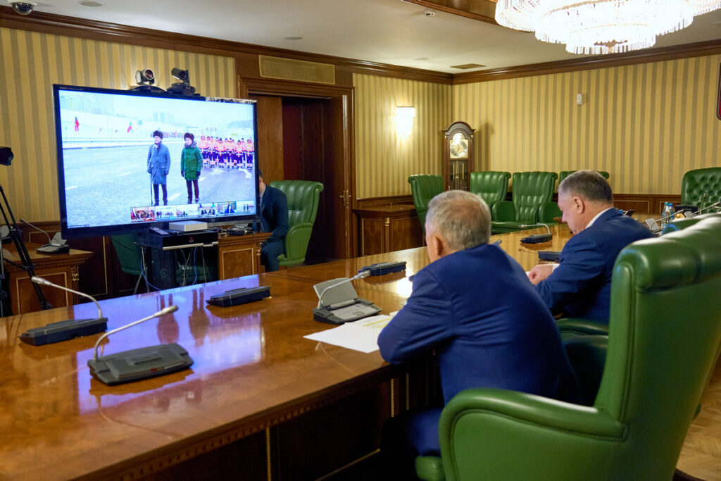 Хуснуллин и Минниханов дали старт движению по платному участку Вознесенского тракта