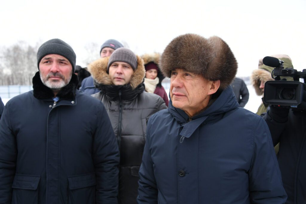 Минниханов и Патрушев оценили ход строительства завода по утилизации ТКО в Татарстане