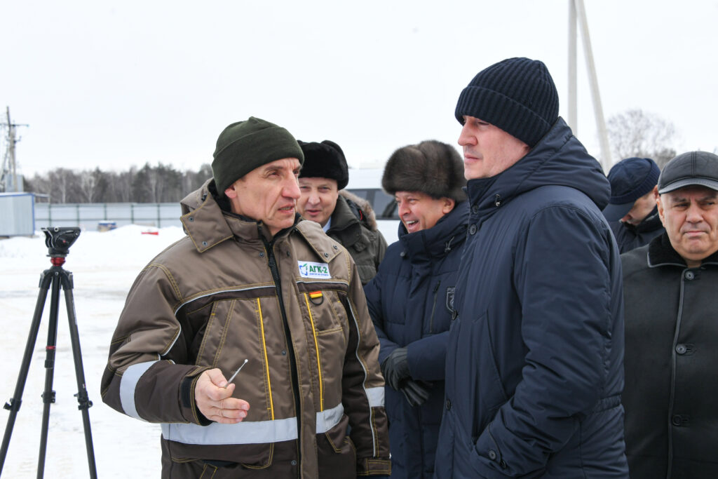 Минниханов и Патрушев оценили ход строительства завода по утилизации ТКО в Татарстане
