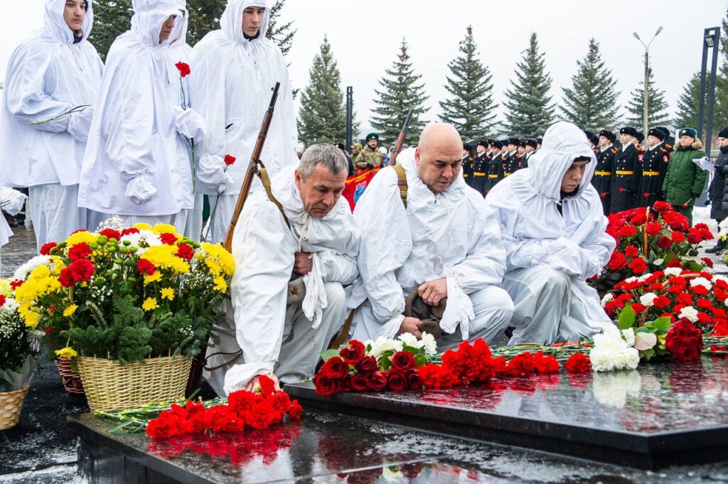 В Нижнекамске почтили память солдат 80-го отдельного лыжного батальона