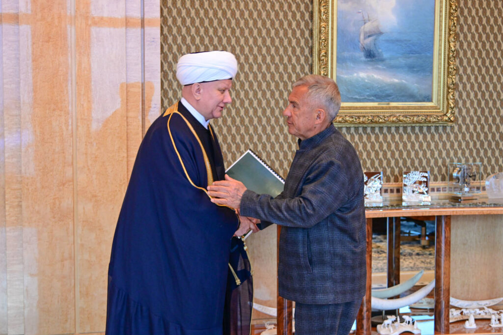 Минниханов встретился с главой Духовного собрания мусульман России Альбиром Кргановым