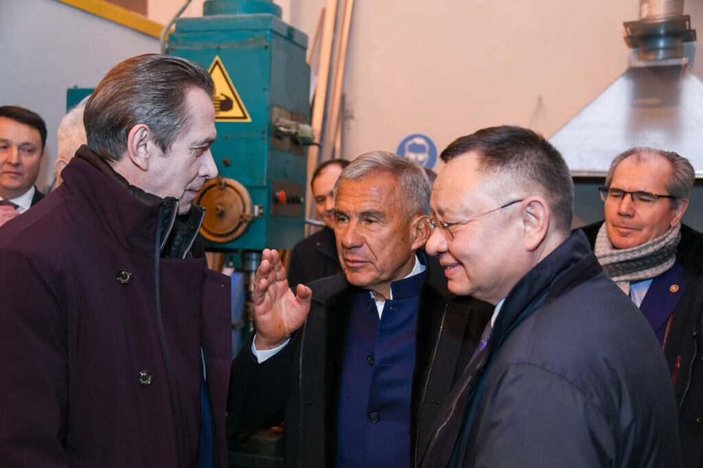 Минниханов и Файзуллин посетили КГАСУ