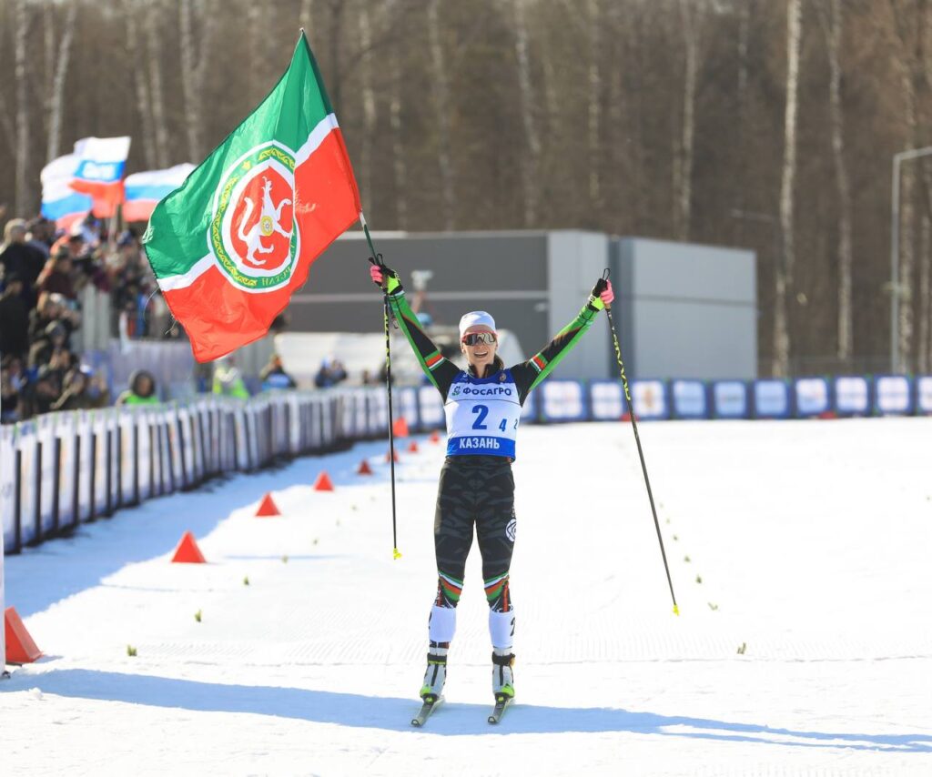 Лыжницы команды «Татарстан-1» выиграли эстафету на чемпионате России в Казани