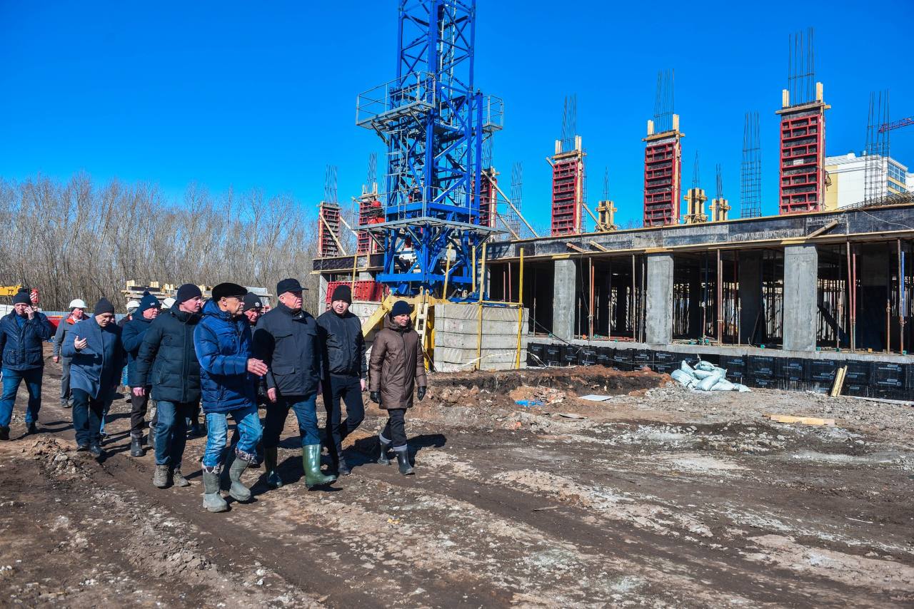 В микрорайоне Замелекесье в Челнах строится школа на 1 224 места