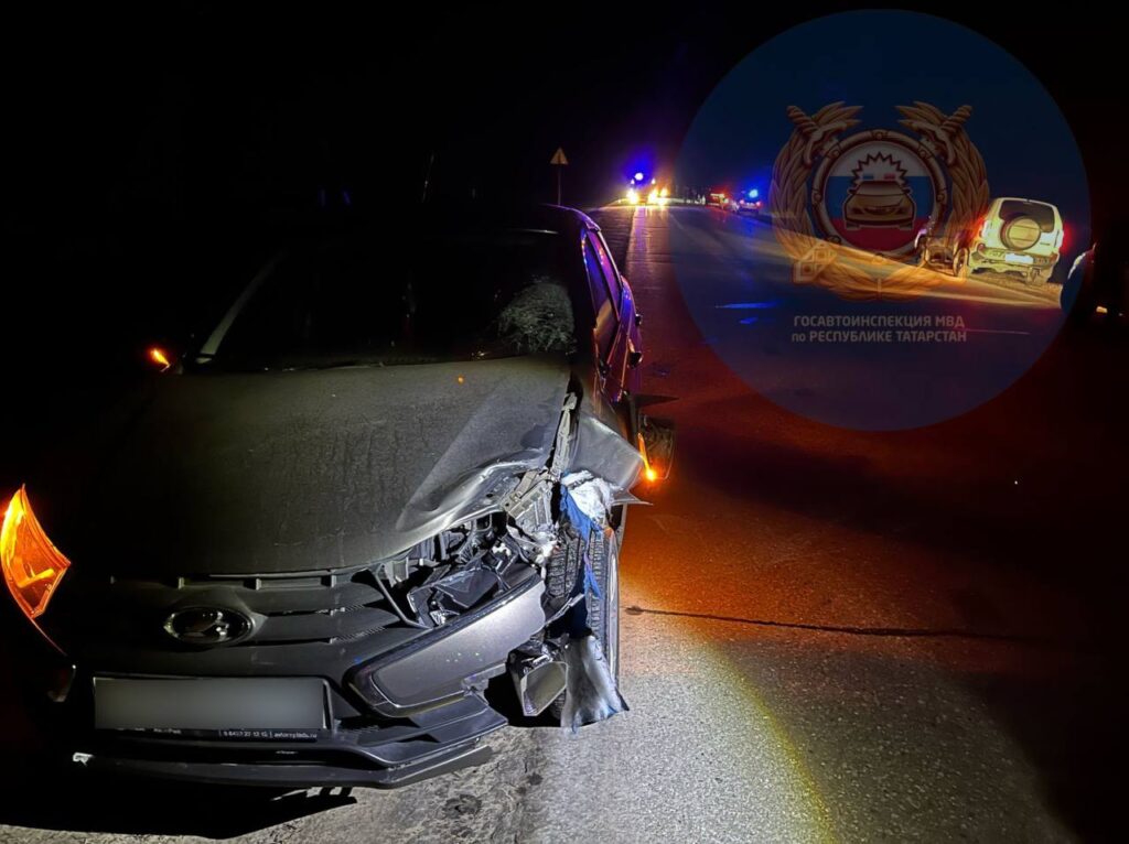 Водитель «Лады Гранты» насмерть сбил пешехода в Тетюшском районе Татарстана