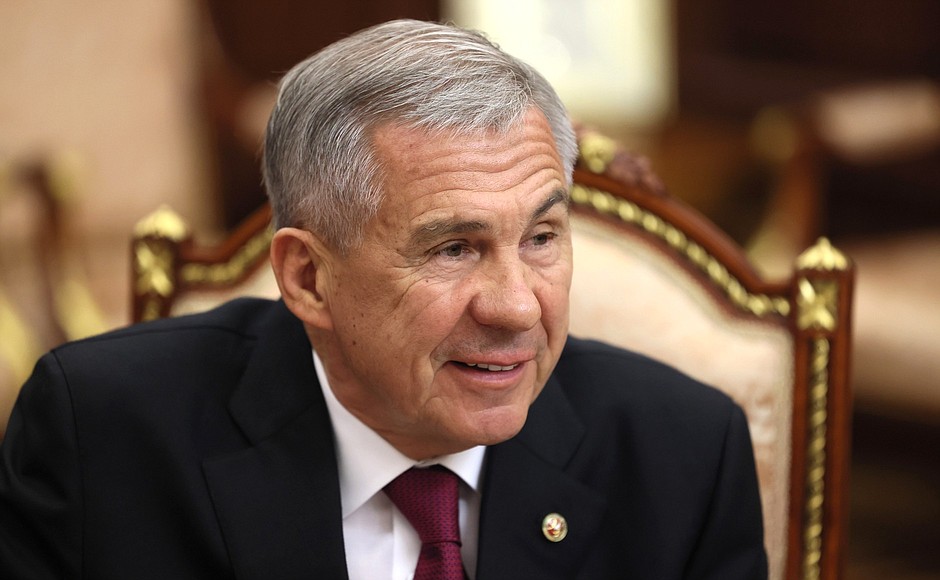 «Давно не виделись, Рустам Нургалиевич»: что обсудили в Москве Путин и Минниханов