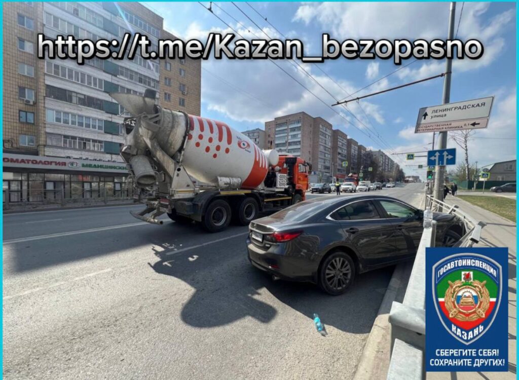 Три человека пострадали в ДТП за сутки в Казани