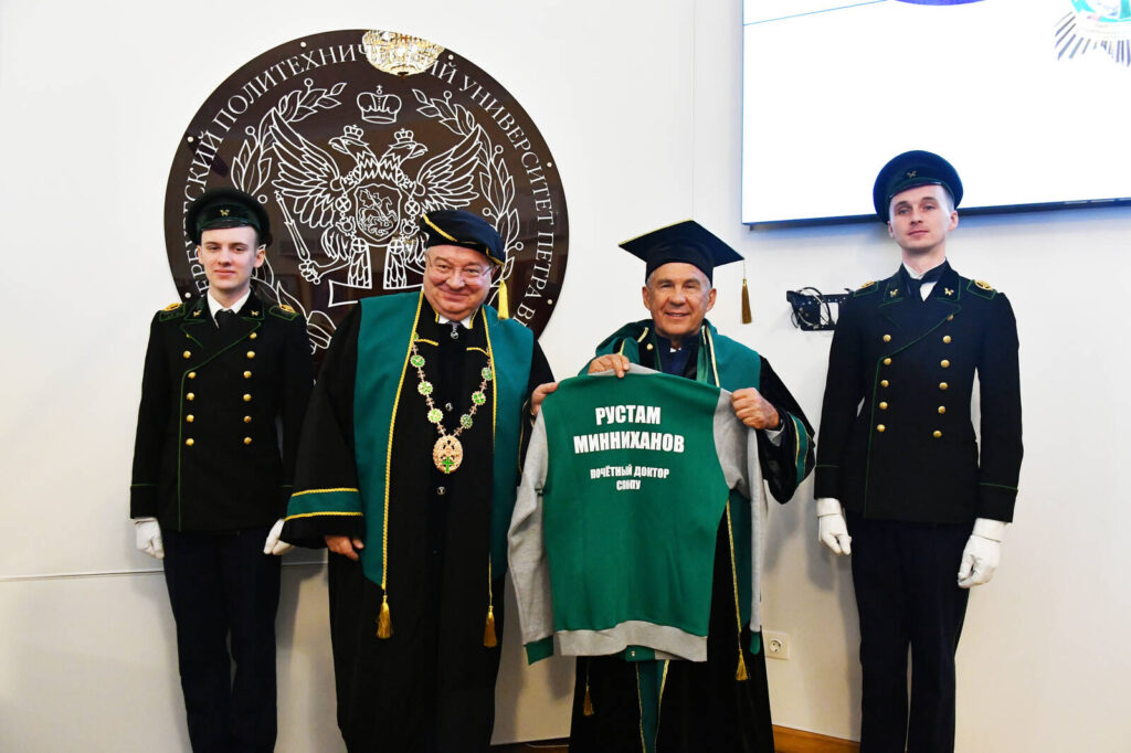 Минниханов стал почетным доктором Санкт-Петербургского политехнического университета