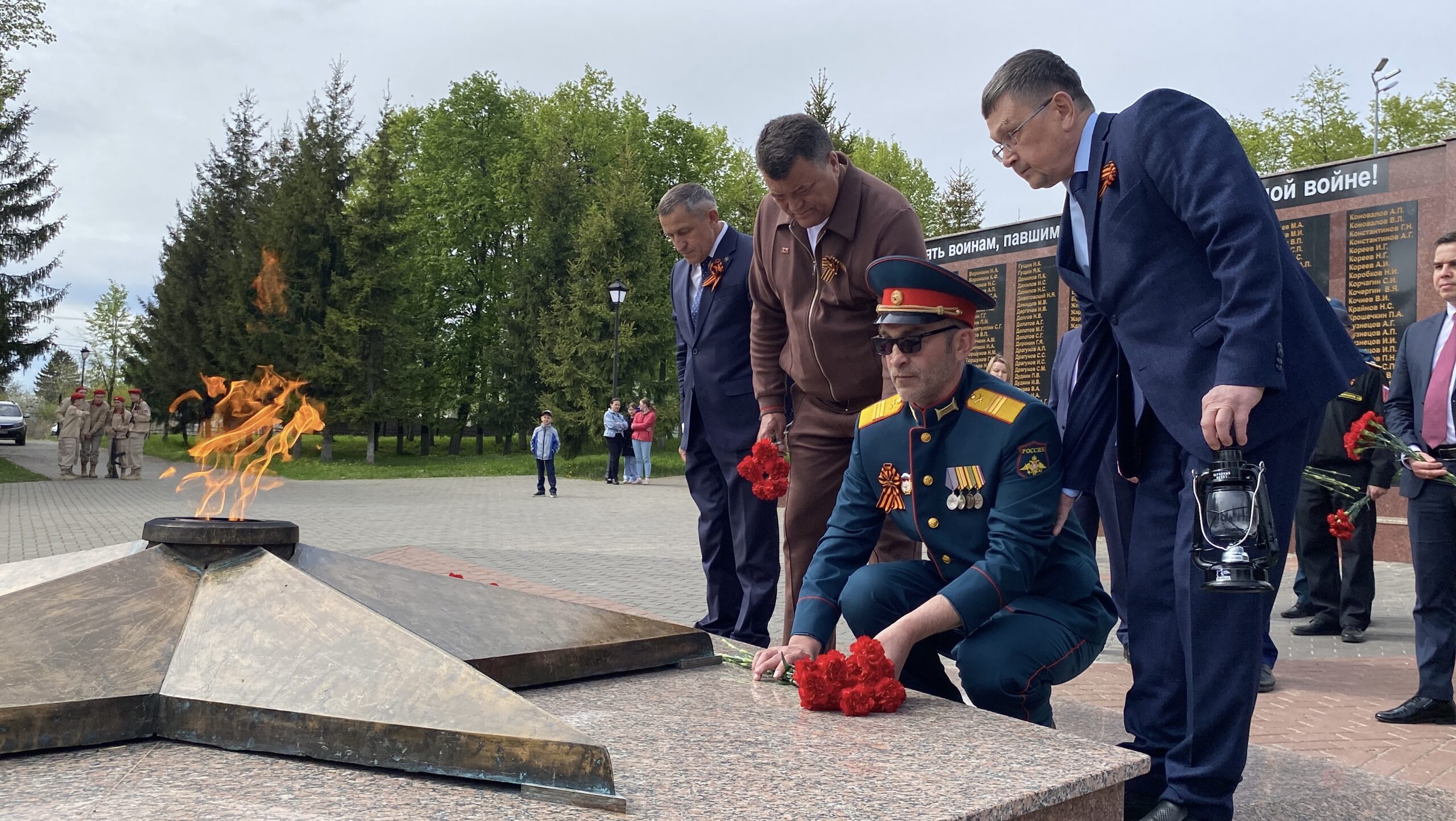 Лаишево присоединилось к всероссийской акции по зажжению Вечного огня