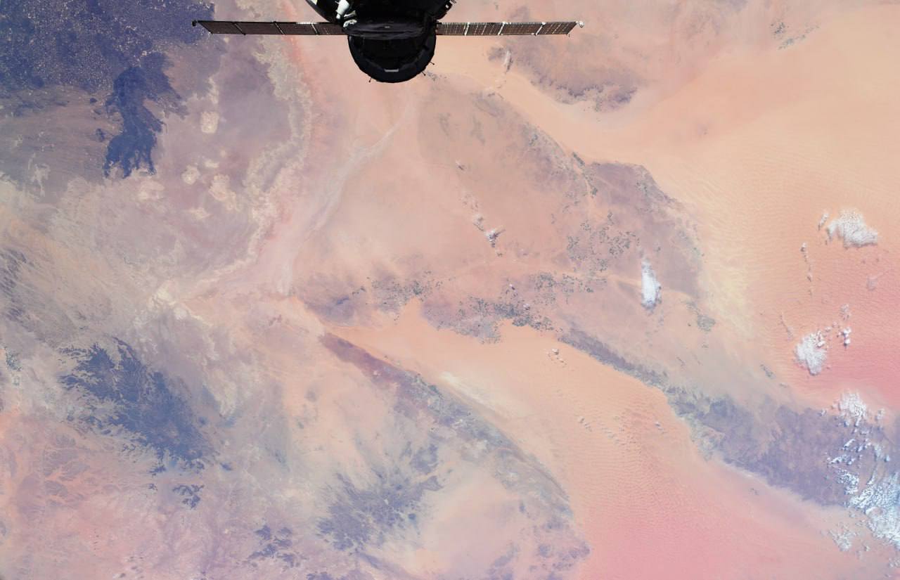 Космонавт Сергей Рыжиков поделился фотографиями Африки с космоса