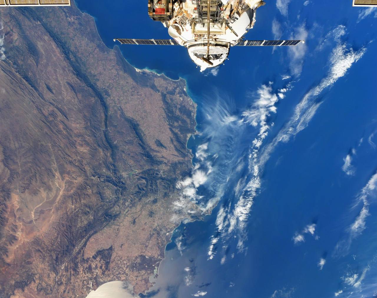 Космонавт Сергей Рыжиков поделился фотографиями Африки с космоса