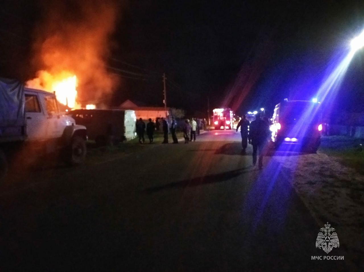 На пожаре в частном доме в селе Дрожжановского района погиб мужчина