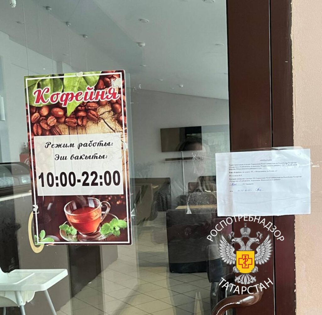 Из-за антисанитарии на 30 суток закрыли кафе в Менделеевске