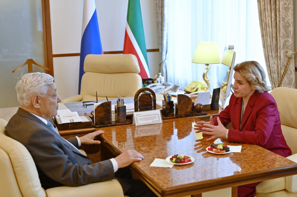 Мухаметшин рассказал гостям из Севастополя о работе Госсовета РТ со счетной палатой