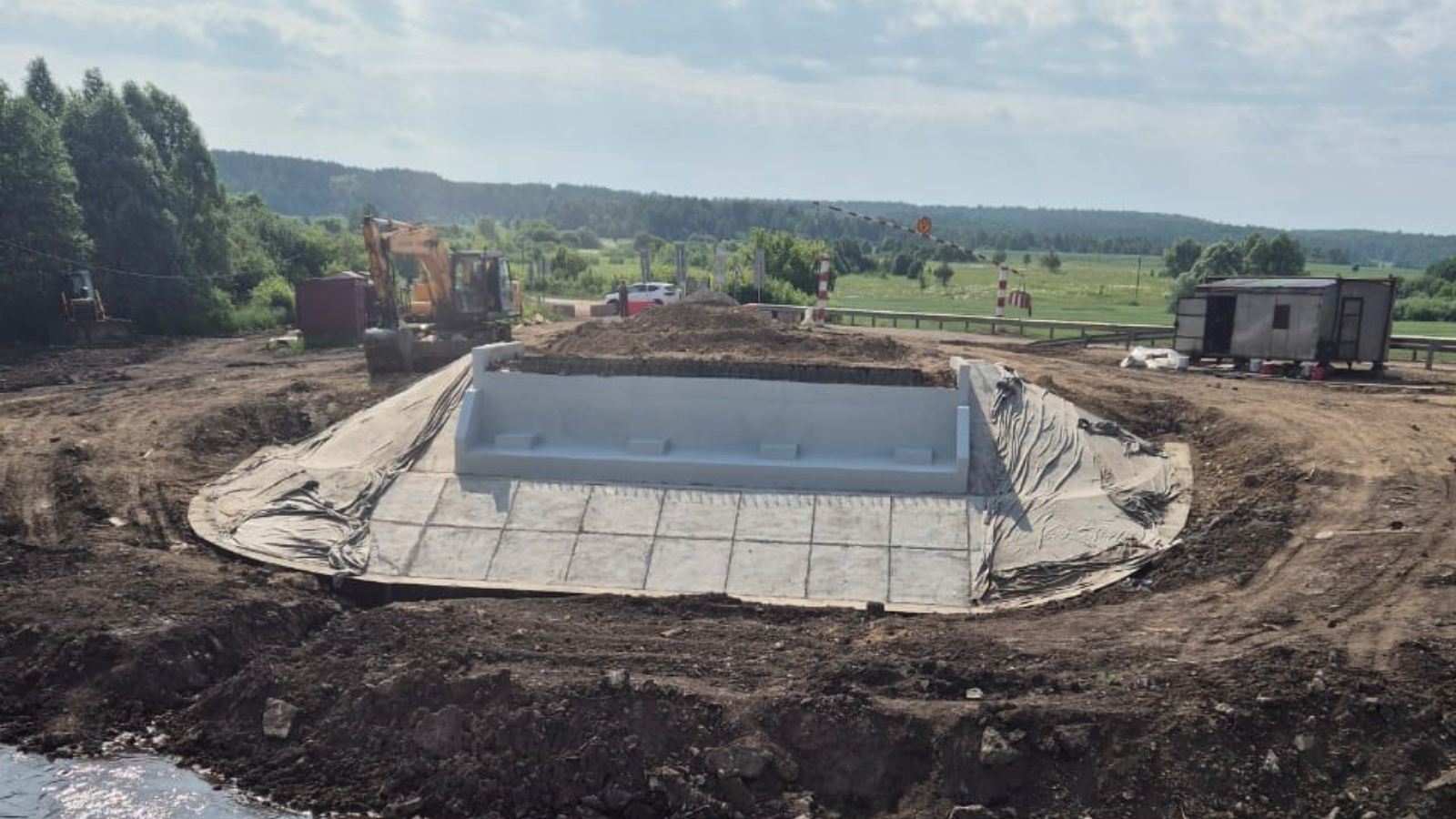 В Лениногорском районе стартовал ремонт моста через реку Кувак