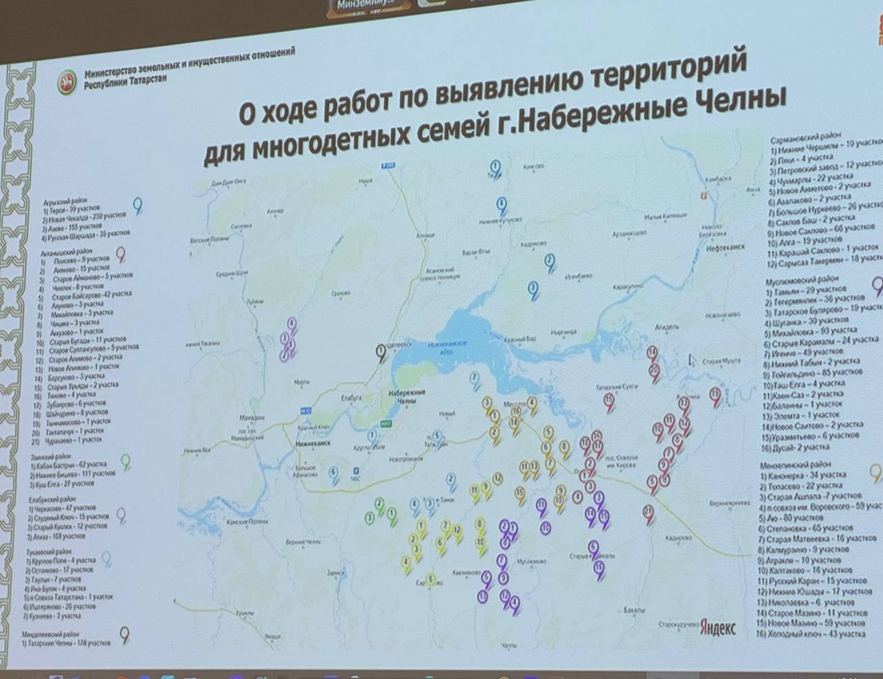 Менделеевский район выделит 178 земельных участков многодетным семьям из Челнов