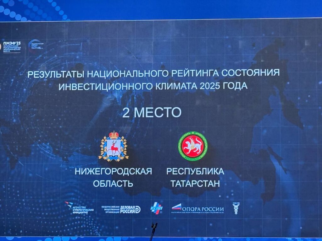 Татарстан удержал второе место в нацрейтинге состояния инвестиционного климата
