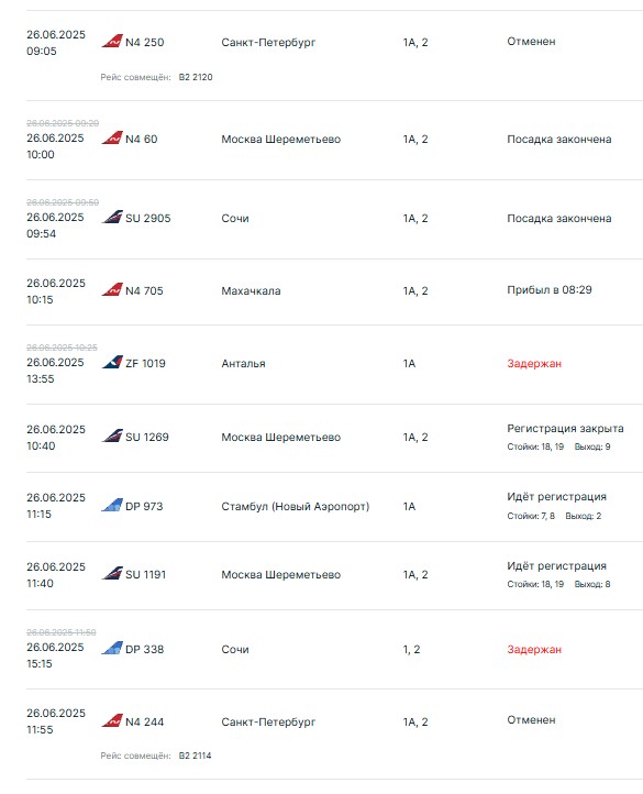 В аэропорту Казани снова задерживаются рейсы
