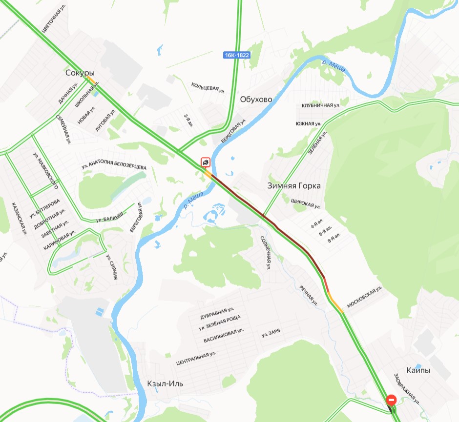 ДТП под Сокурами осложнило движение в сторону Казани