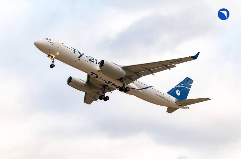 Казанский самолет Ту-214 выполнил 40 полетов в ходе испытаний