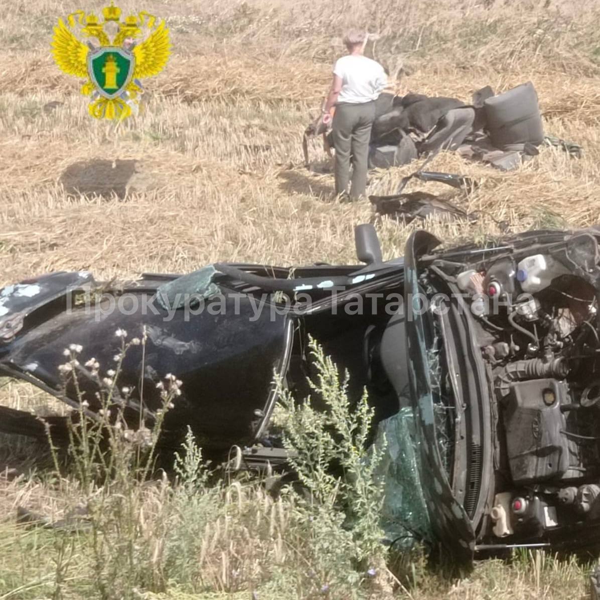 В ДТП в Лениногорском районе погибли два человека, четыре госпитализированы