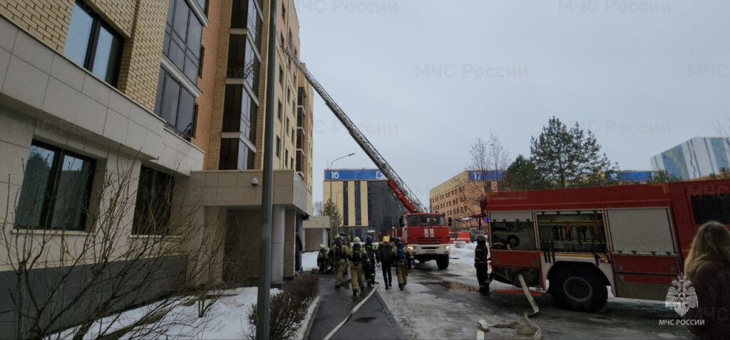 В казанской деревне Универсиады прошли пожарные учения