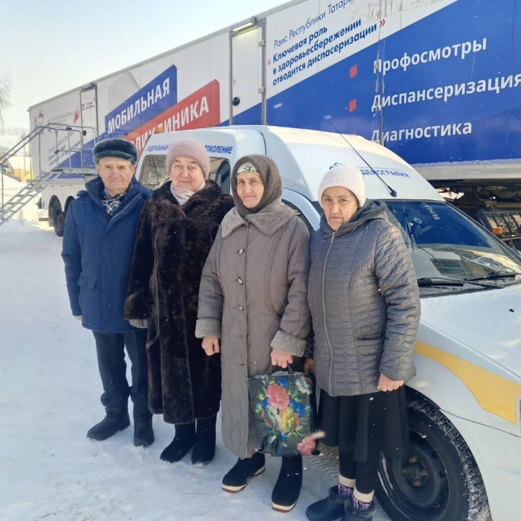 Более 7,5 тыс. пожилых сельчан в Татарстане доставлены в больницы по нацпроекту