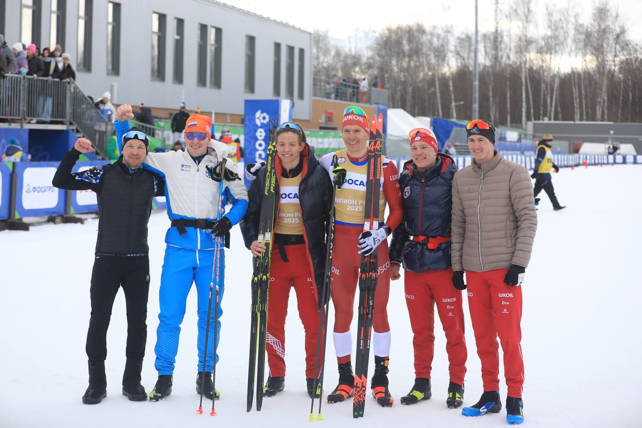 Большунов и Коростелев выиграли в командном спринте на чемпионате РФ в Казани